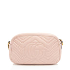 Gucci Matelasse Leather GG Marmont Small Shoulder Bag