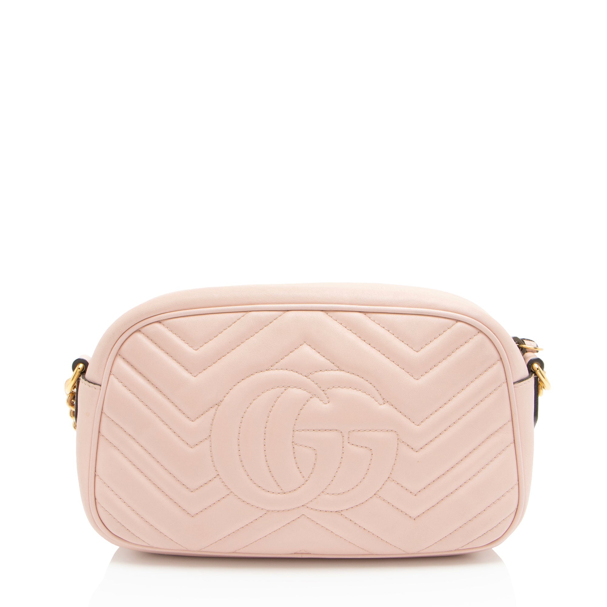 Gucci Matelasse Leather GG Marmont Small Shoulder Bag