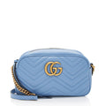 Gucci Matelasse Leather GG Marmont Small Shoulder Bag