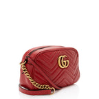 Gucci Matelasse Leather GG Marmont Small Camera Bag