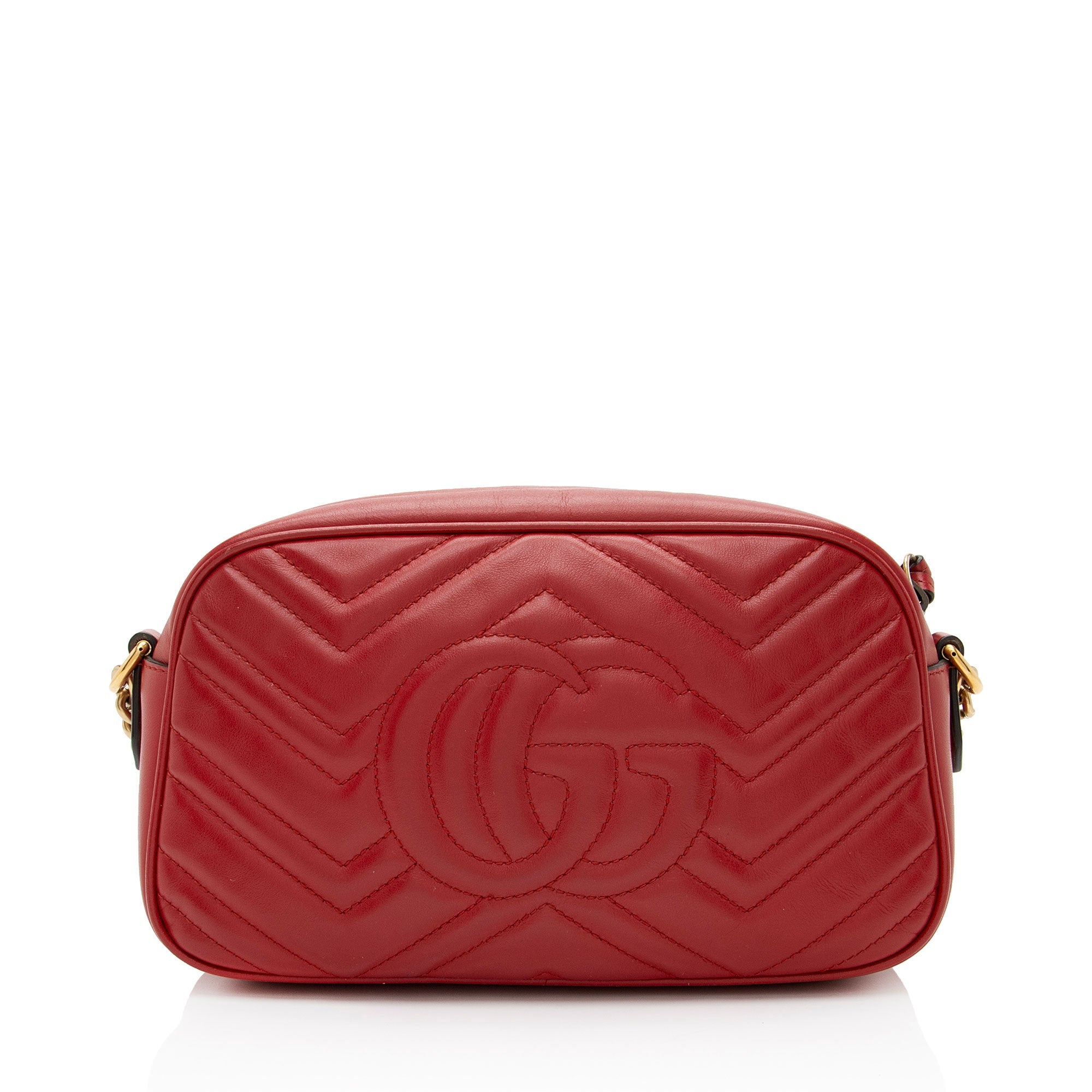 Gucci Matelasse Leather GG Marmont Small Camera Bag