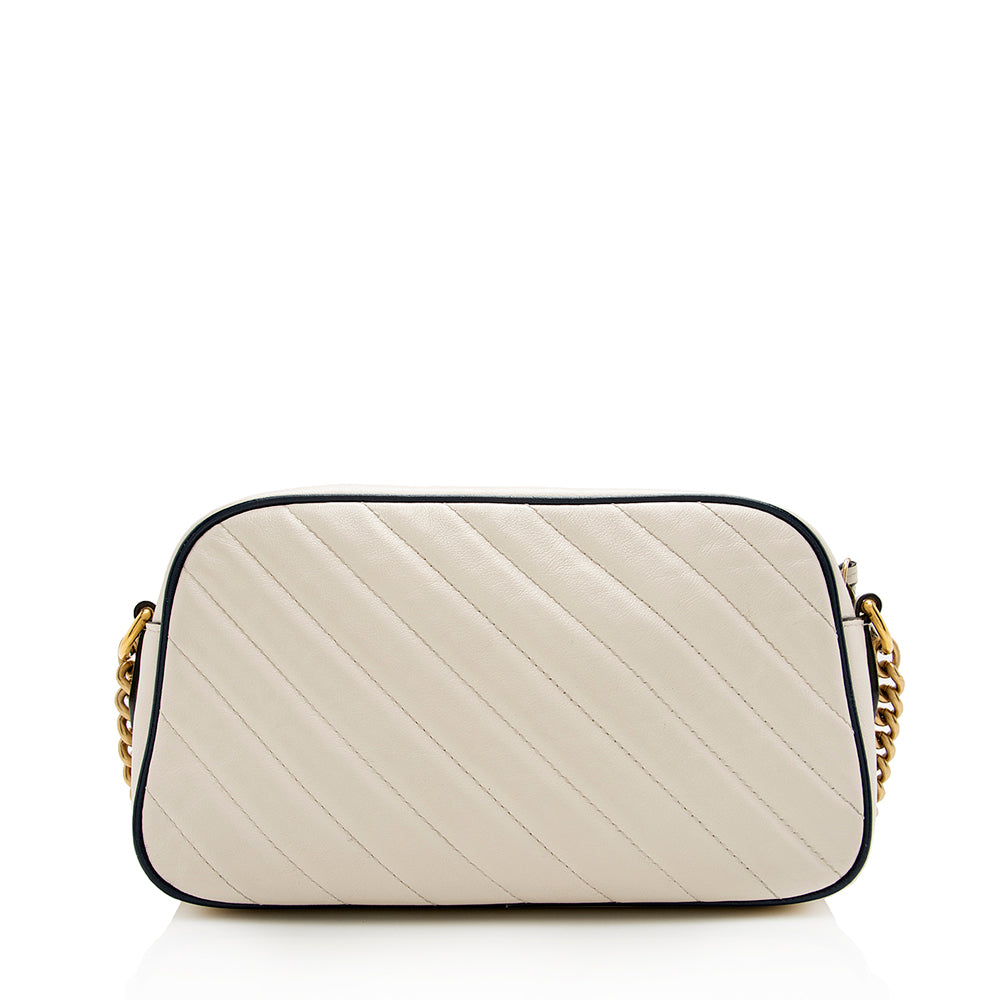 Gucci Matelasse Leather GG Marmont Small Torchon Shoulder Bag (SHF-18441)