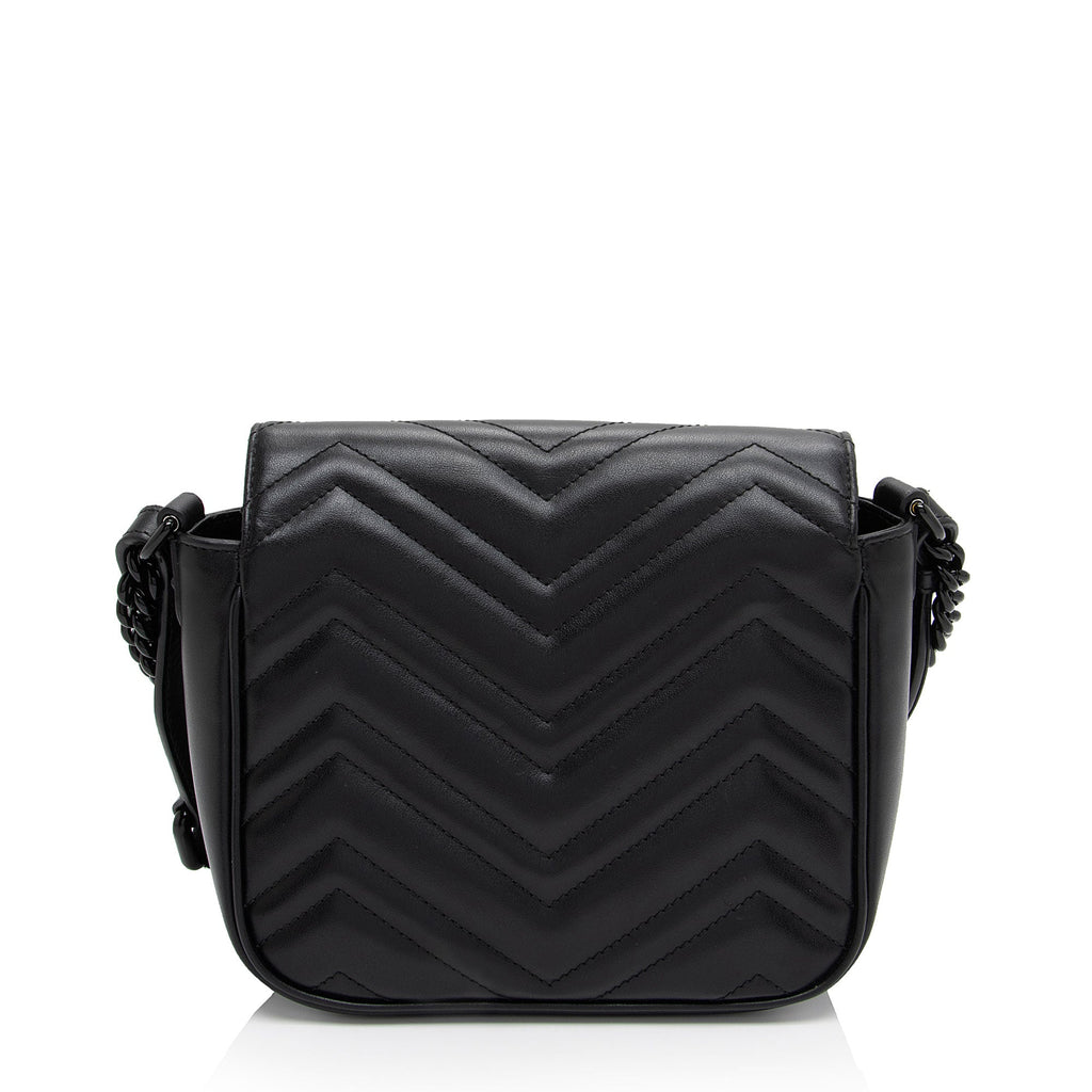 Gucci Matelasse Leather GG Marmont Square Shoulder Bag (SHF-43SCt3)