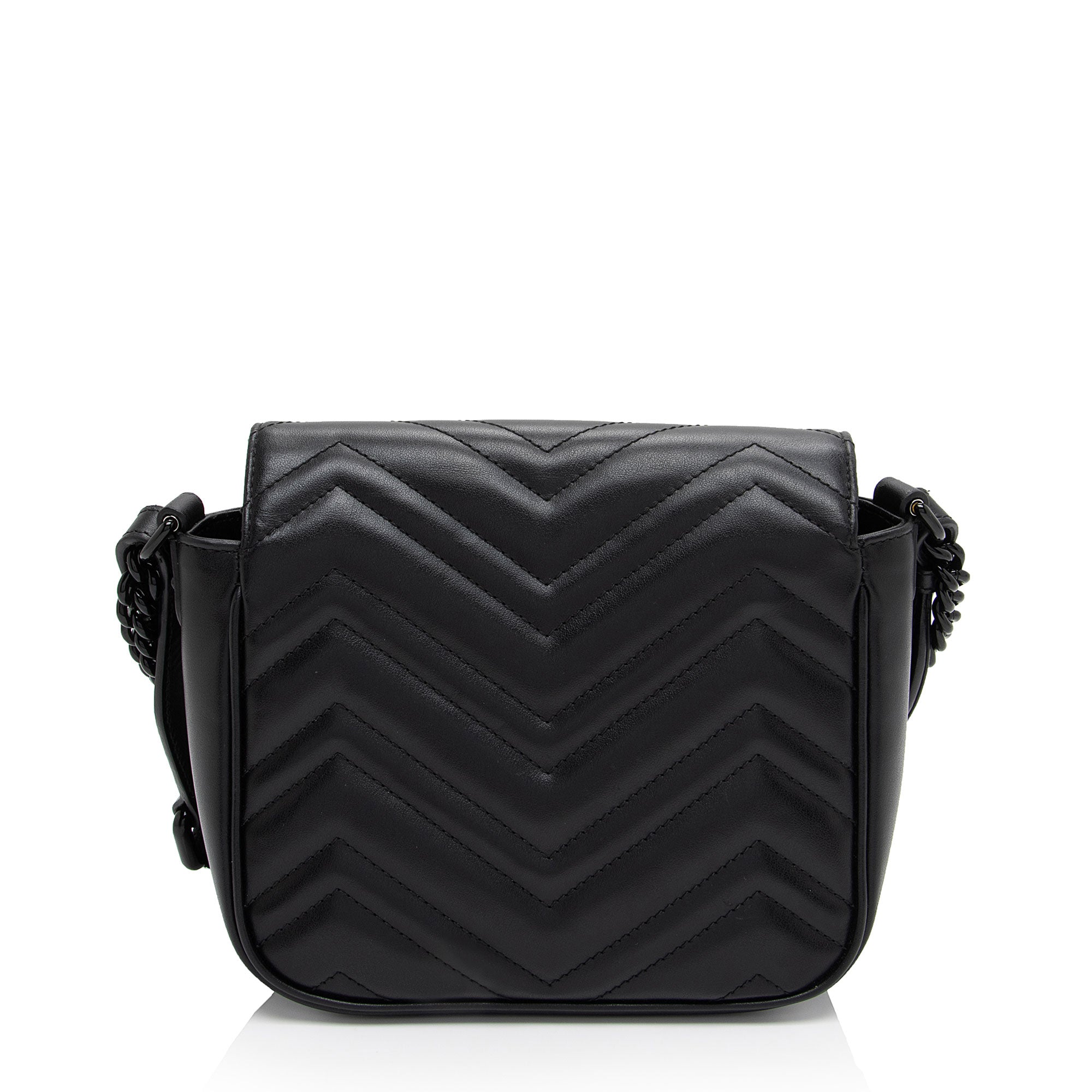 Gucci Matelasse Leather GG Marmont Square Shoulder Bag (SHF-43SCt3)
