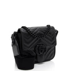 Gucci Matelasse Leather GG Marmont Square Shoulder Bag (SHF-43SCt3)