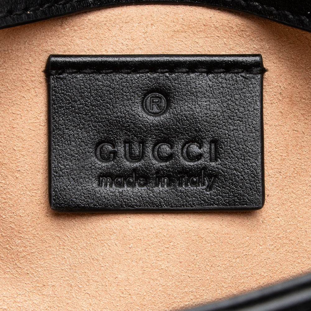 Gucci Matelasse Leather GG Marmont Super Mini Bag (SHF-19165)