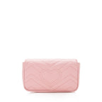 Gucci Matelasse Leather GG Marmont Super Mini Bag (SHF-22852)
