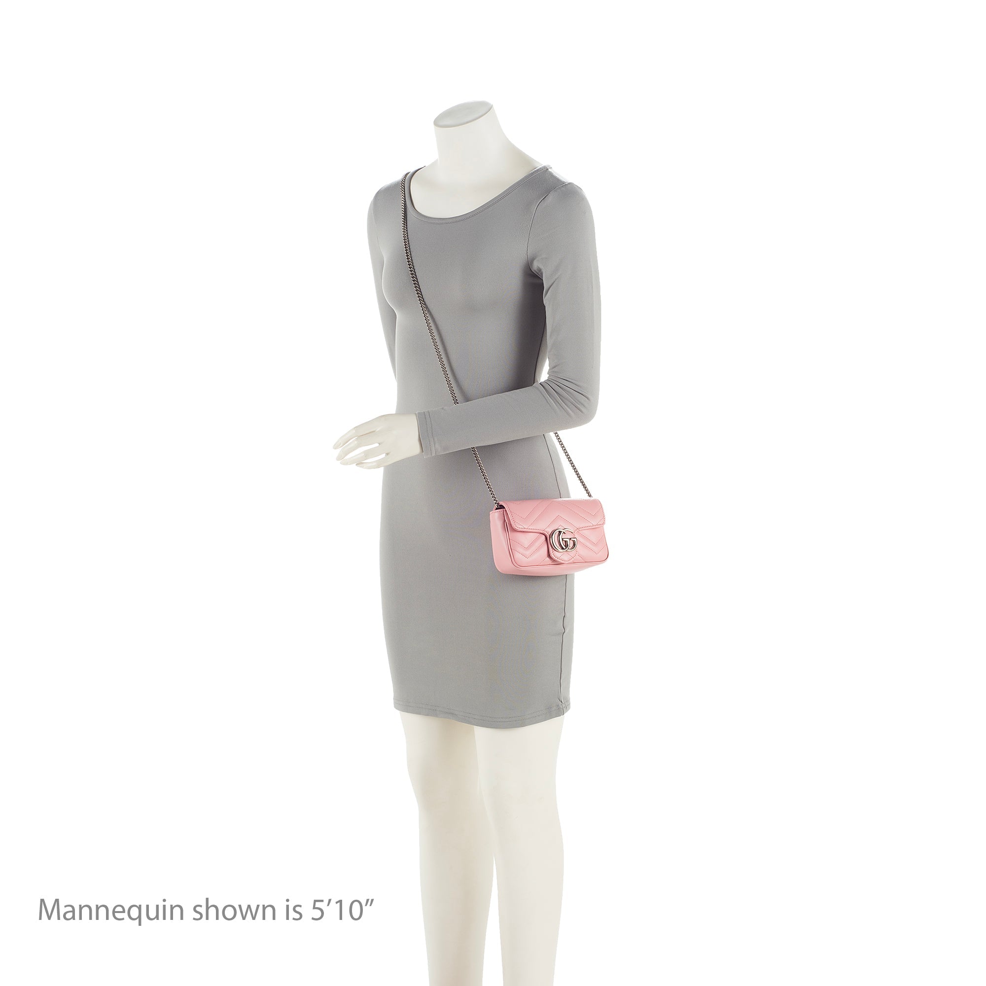 Gucci Matelasse Leather GG Marmont Super Mini Bag (SHF-22852)