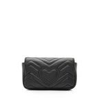 Gucci Matelasse Leather GG Marmont Super Mini Bag (SHF-23608)