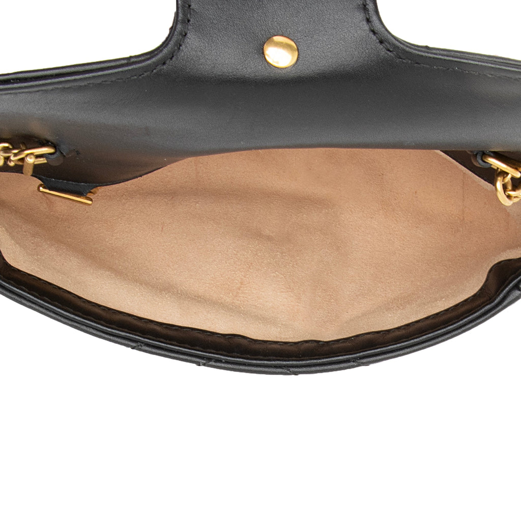 Gucci Matelasse Leather GG Marmont Super Mini Bag (SHF-23608)