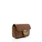 Gucci Matelasse Leather GG Marmont Super Mini Bag (SHF-E9ZcFF)