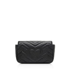Gucci Matelasse Leather GG Marmont Super Mini Bag (SHF-PG5W8B)