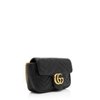 Gucci Matelasse Leather GG Marmont Super Mini Bag (SHF-PG5W8B)