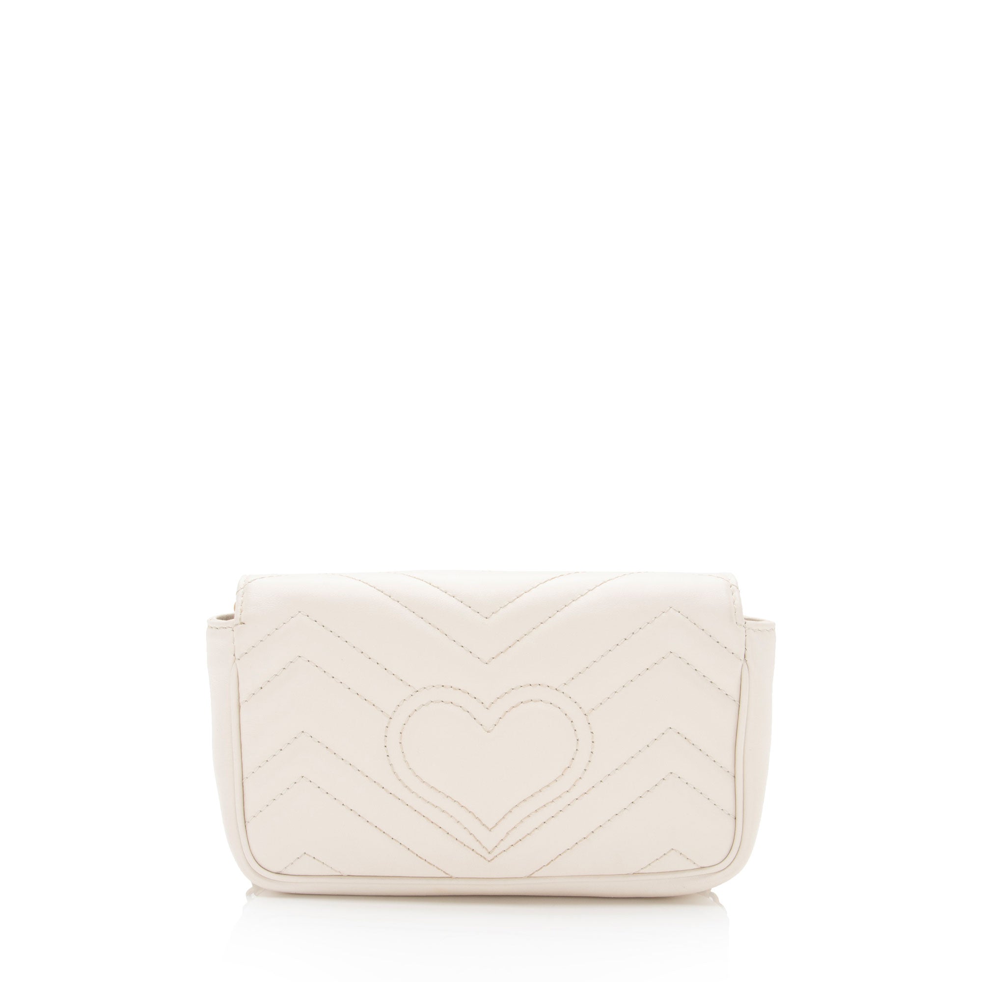 Gucci Matelasse Leather GG Marmont Super Mini Flap Bag (SHF-4vMIDn)