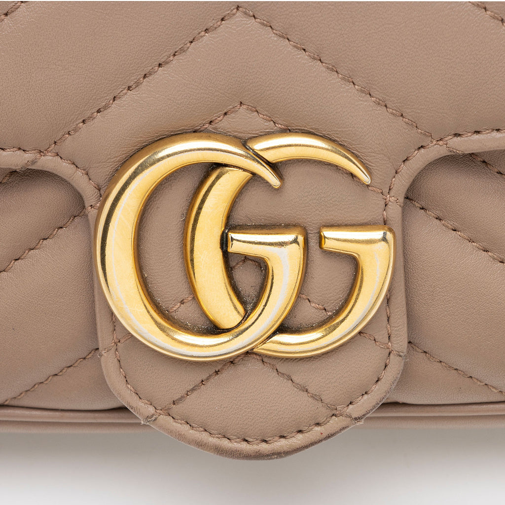 Gucci Matelasse Leather GG Marmont Mini Flap Bag - FINAL SALE