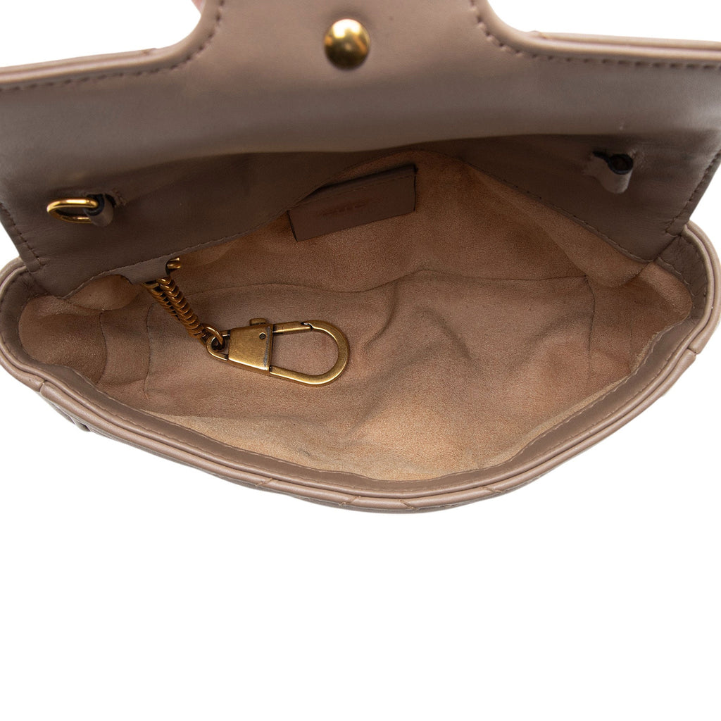 Gucci Matelasse Leather GG Marmont Mini Flap Bag - FINAL SALE