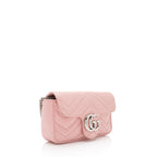 Gucci Matelasse Leather GG Marmont Super Mini Flap Bag (SHF-YnNOt3)