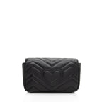 Gucci Matelasse Leather GG Marmont Super Mini Flap Bag (SHF-a6vrvo)