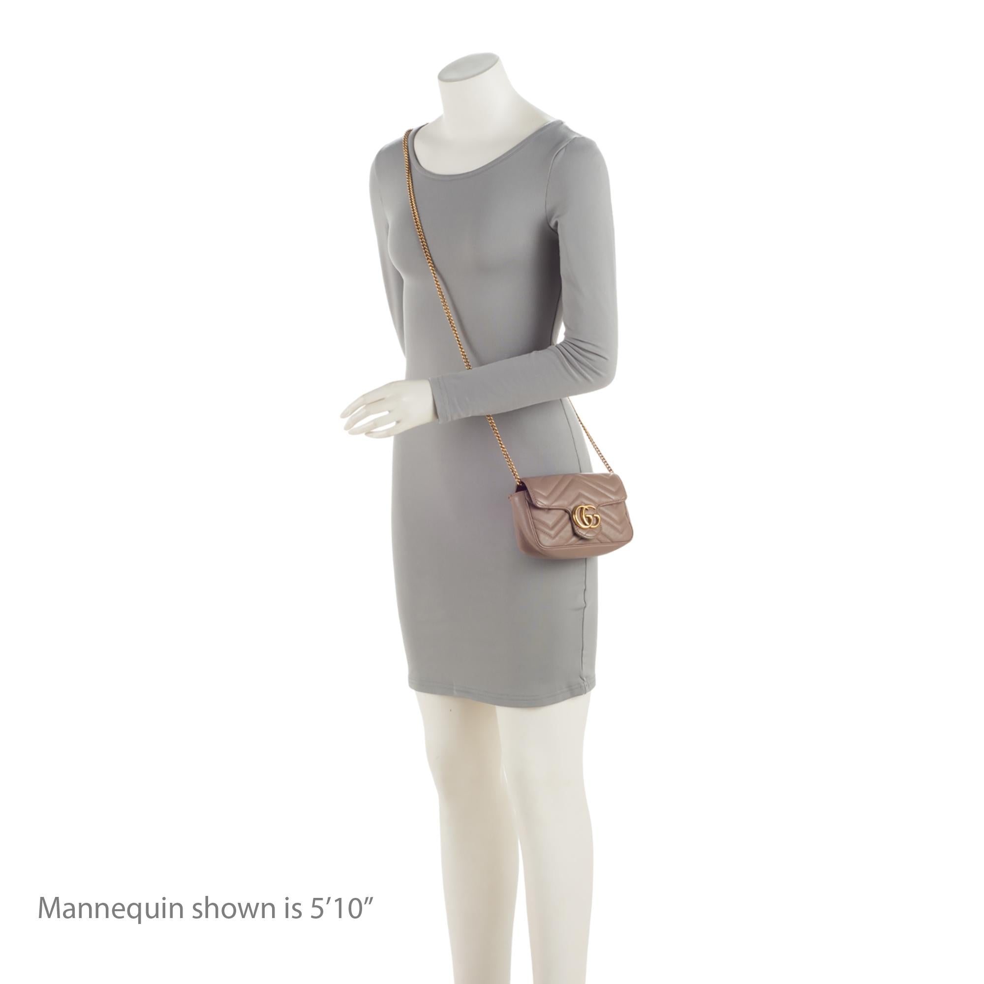 Gucci Matelasse Leather GG Marmont Super Mini Flap Bag - FINAL SALE (SHF-YgIgn9)