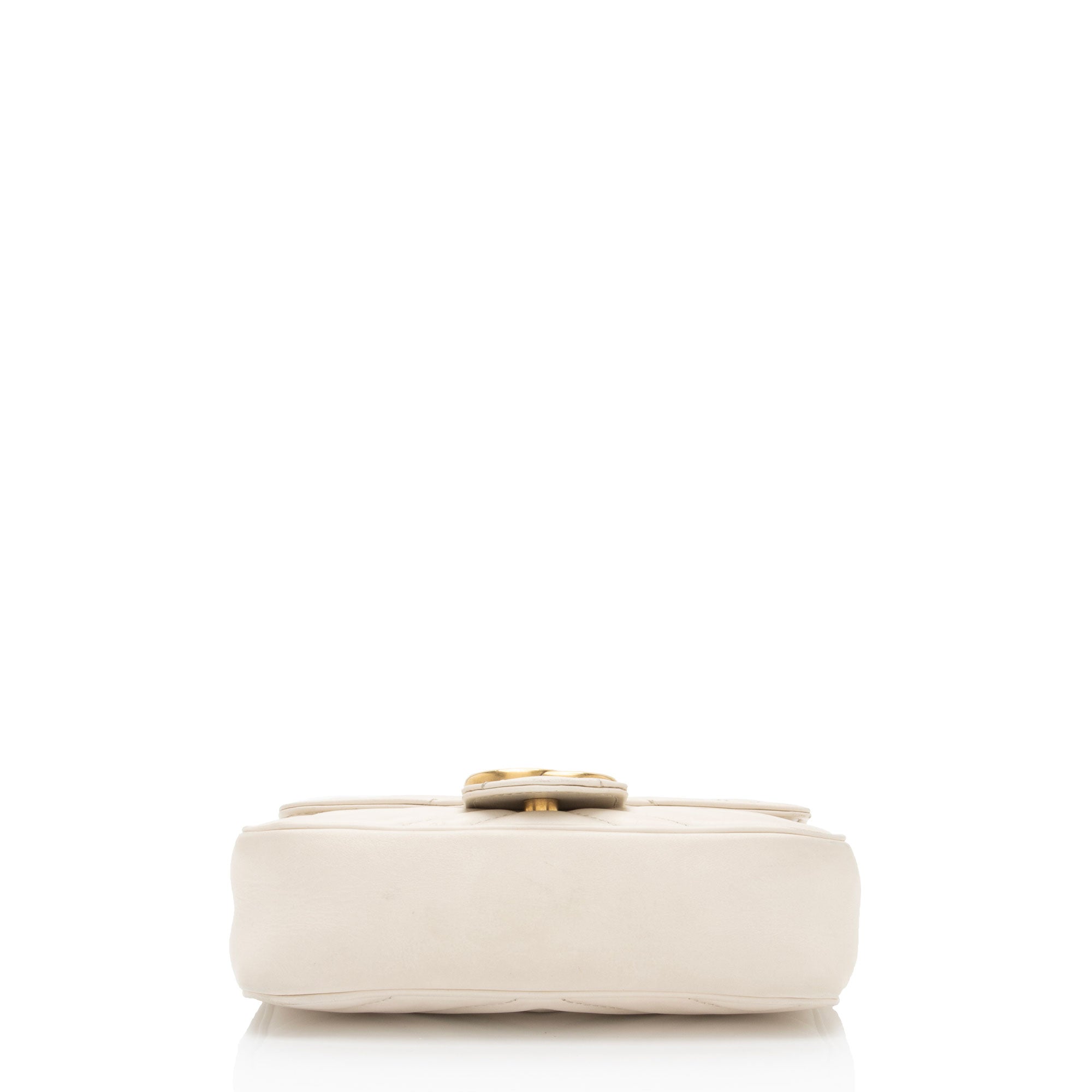 Gucci Matelasse Leather GG Marmont Super Mini Flap Bag (SHF-beHFsH)