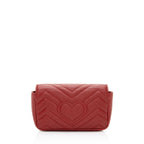 Gucci Matelasse Leather GG Marmont Super Mini Flap Bag (SHF-x8YYoY)