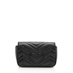 Gucci Matelasse Leather GG Marmont Super Mini Flap Bag (SHF-s0BSa1)