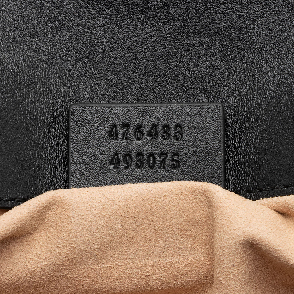 Gucci Matelasse Leather GG Marmont Super Mini Flap Bag (SHF-fWvNlT)