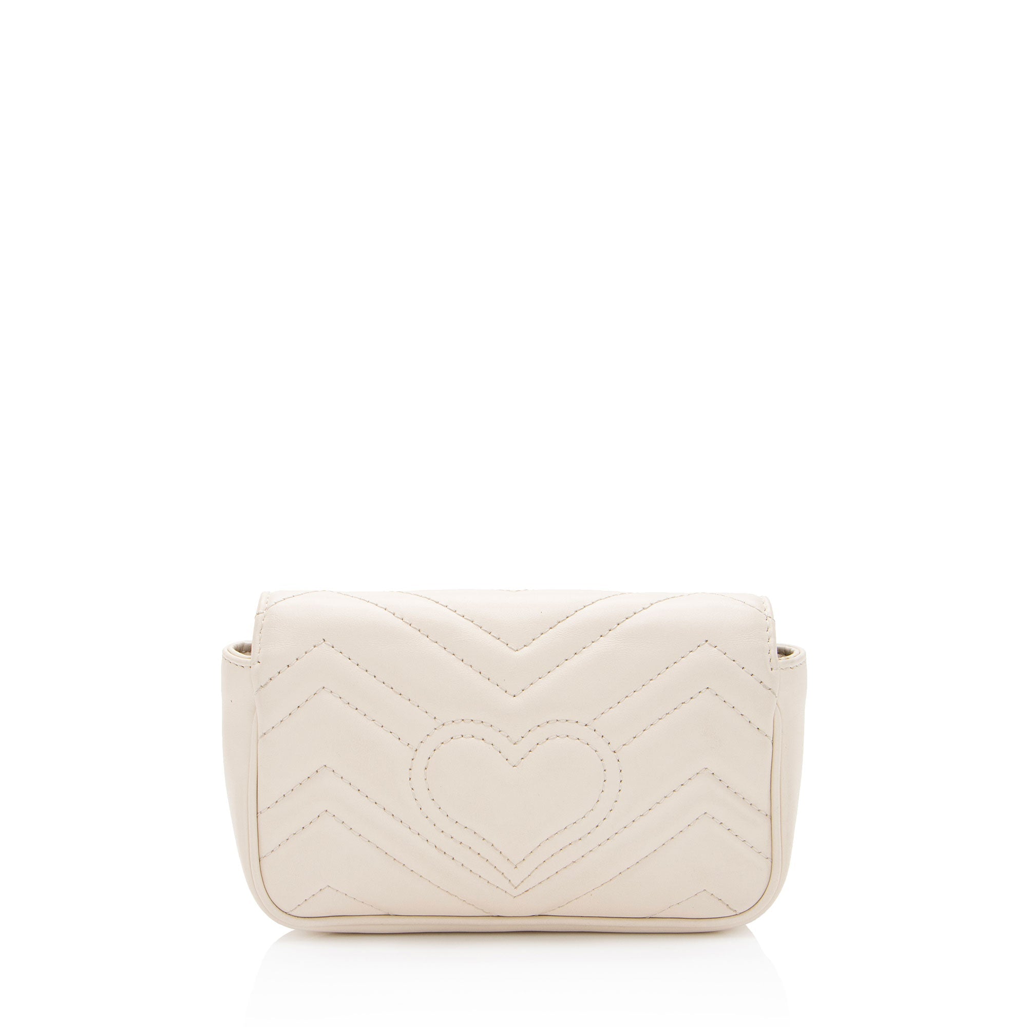 Gucci Matelasse Leather GG Marmont Super Mini Flap Bag