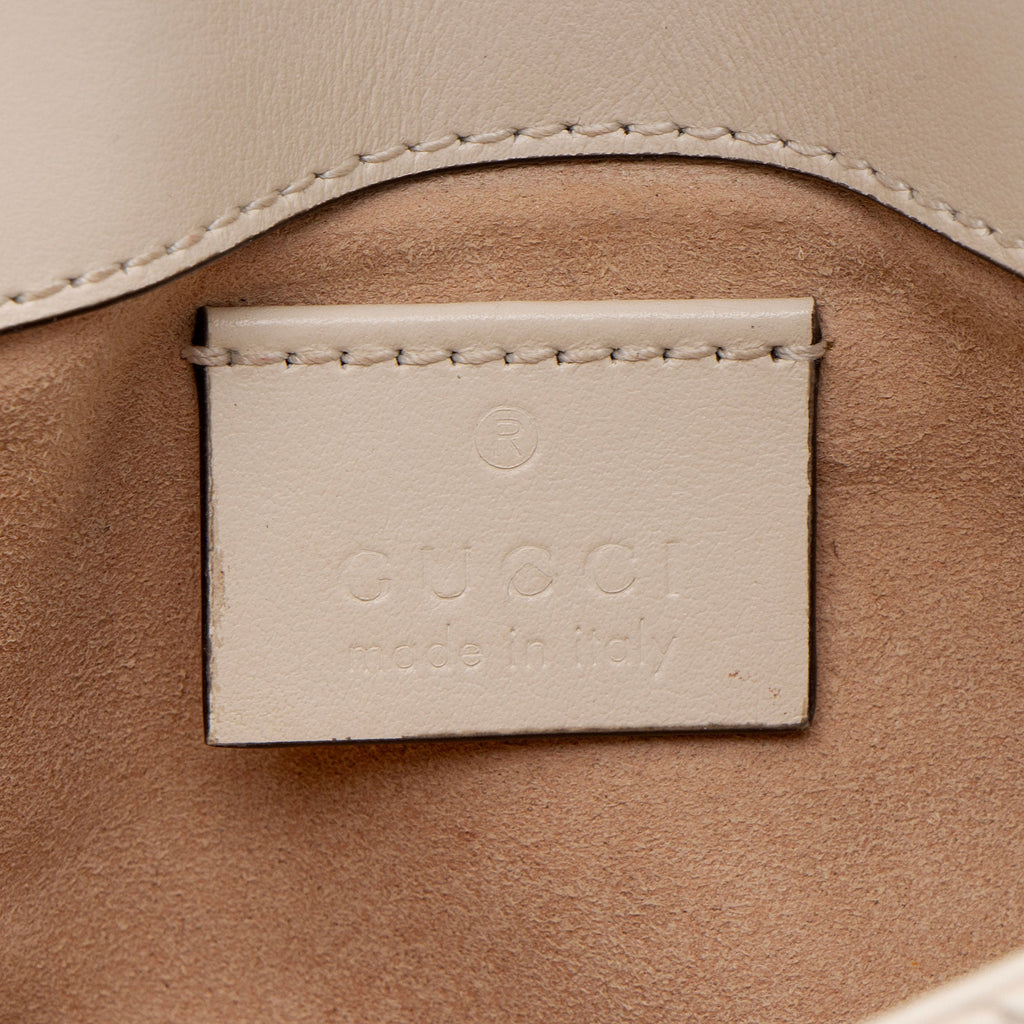 Gucci Matelasse Leather GG Marmont Super Mini Flap Bag