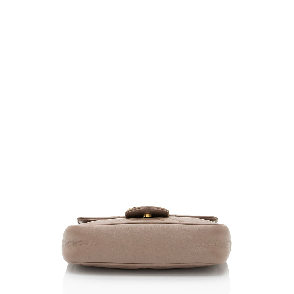 Gucci Matelasse Leather GG Marmont Mini Flap Bag