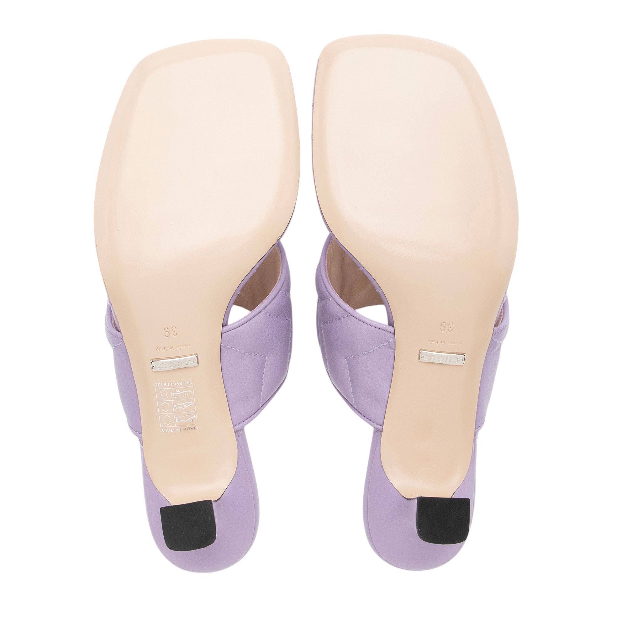 Gucci Matelasse Leather GG Marmont Thong Sandals - Size 9 / 39