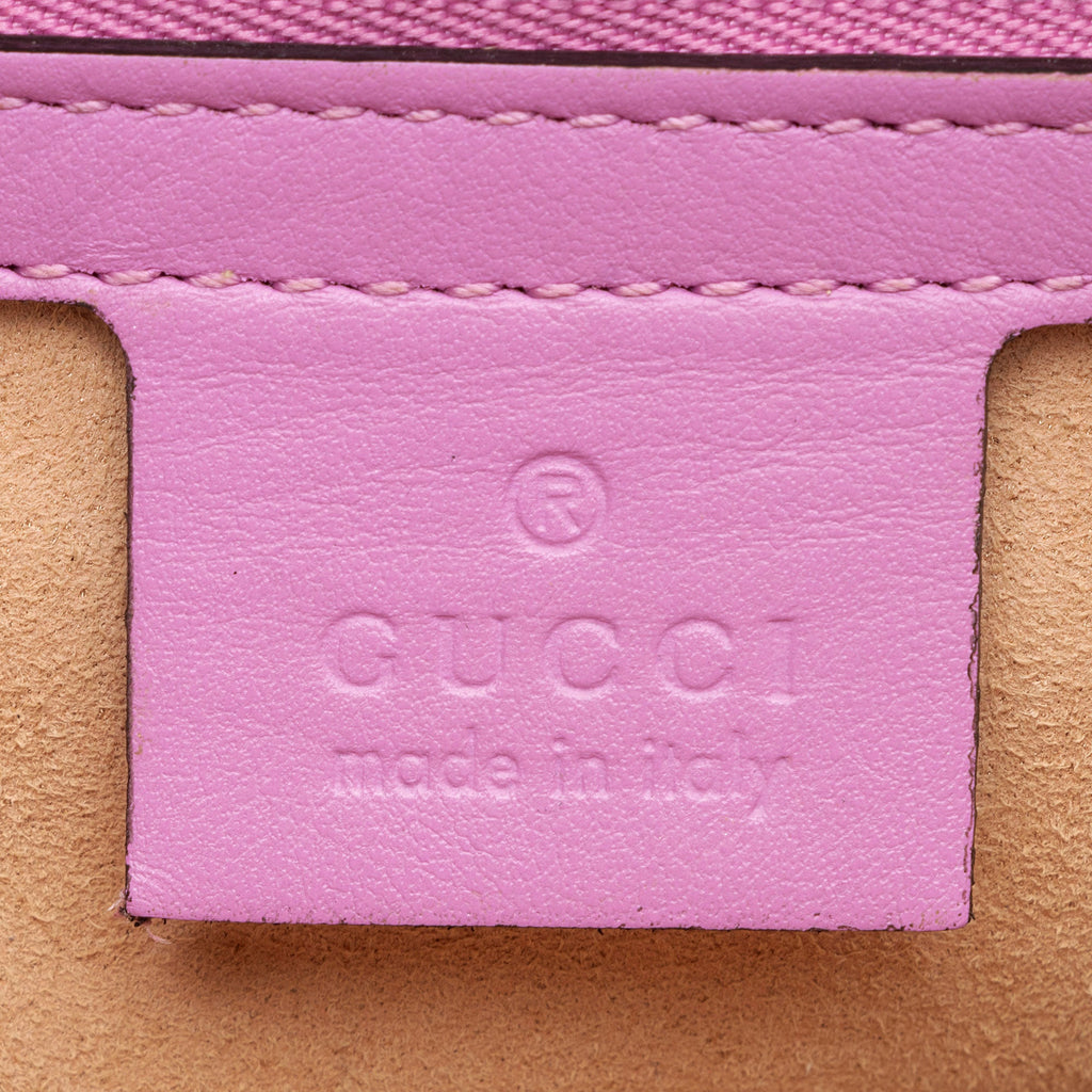 Gucci Matelasse Leather GG Marmont Top Handle Medium Satchel (SHF-sAnFMF)
