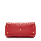 Gucci Matelasse Leather GG Marmont Small Satchel