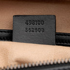 Gucci Matelasse Leather GG Marmont Top Handle Zip Around Small Shoulder Bag (SHF-wK4h1j)