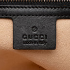 Gucci Matelasse Leather GG Marmont Top Handle Zip Around Small Shoulder Bag (SHF-wK4h1j)