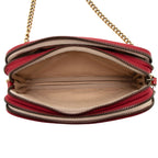 Gucci Matelasse Leather GG Marmont Triple-Zip Mini Bag
