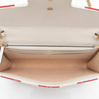 Gucci Matelasse Leather GG Marmont Trompe L'Oeil Wallet on Chain (SHF-18915)