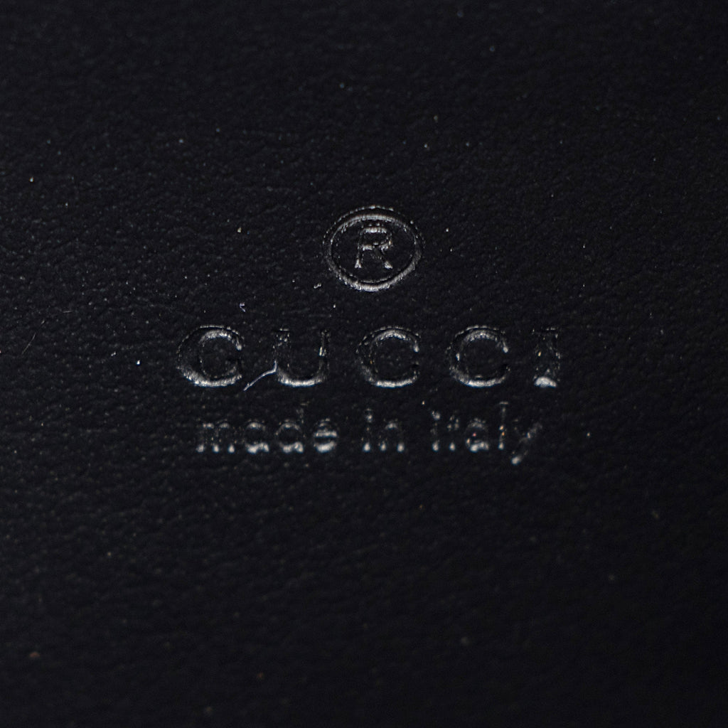 Gucci Matelasse Leather GG Marmont Wallet on Chain