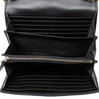 Gucci Matelasse Leather GG Marmont Wallet on Chain