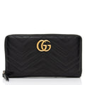 Gucci Matelasse Leather GG Marmont Zip Around Organizer Wallet (SHF-4aR2ie)