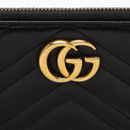 Gucci Matelasse Leather GG Marmont Zip Around Organizer Wallet (SHF-4aR2ie)