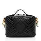 Gucci Matelasse Leather GG Marmont Zip Around Top Handle (SHF-czZJyD)