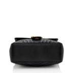 Gucci Matelasse Leather GG Marmont Zip Around Top Handle (SHF-czZJyD)