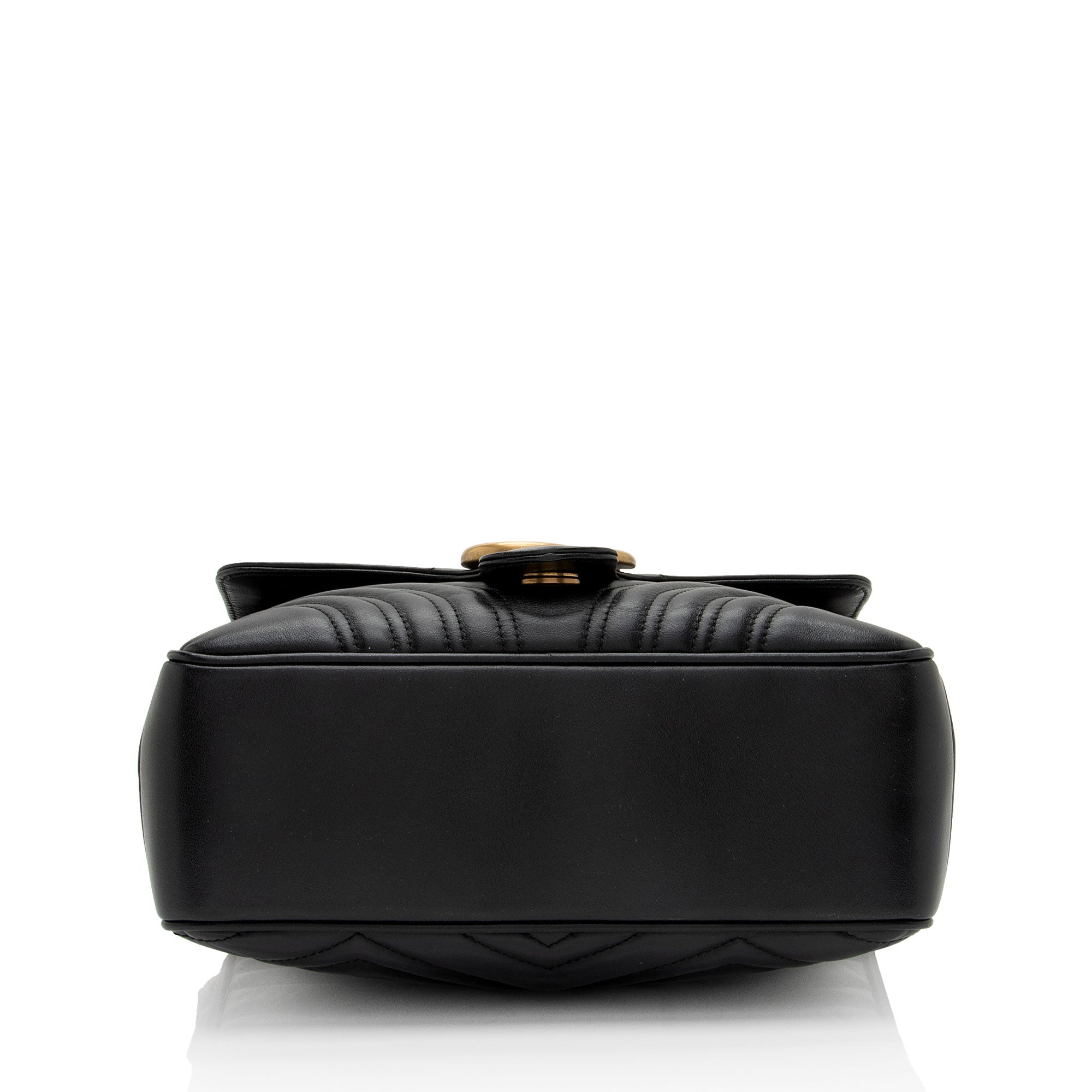 Gucci Matelasse Leather GG Marmont Zip Around Top Handle (SHF-czZJyD)