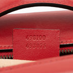 Gucci Matelasse Leather GG Marmont Zip Around Top Handle