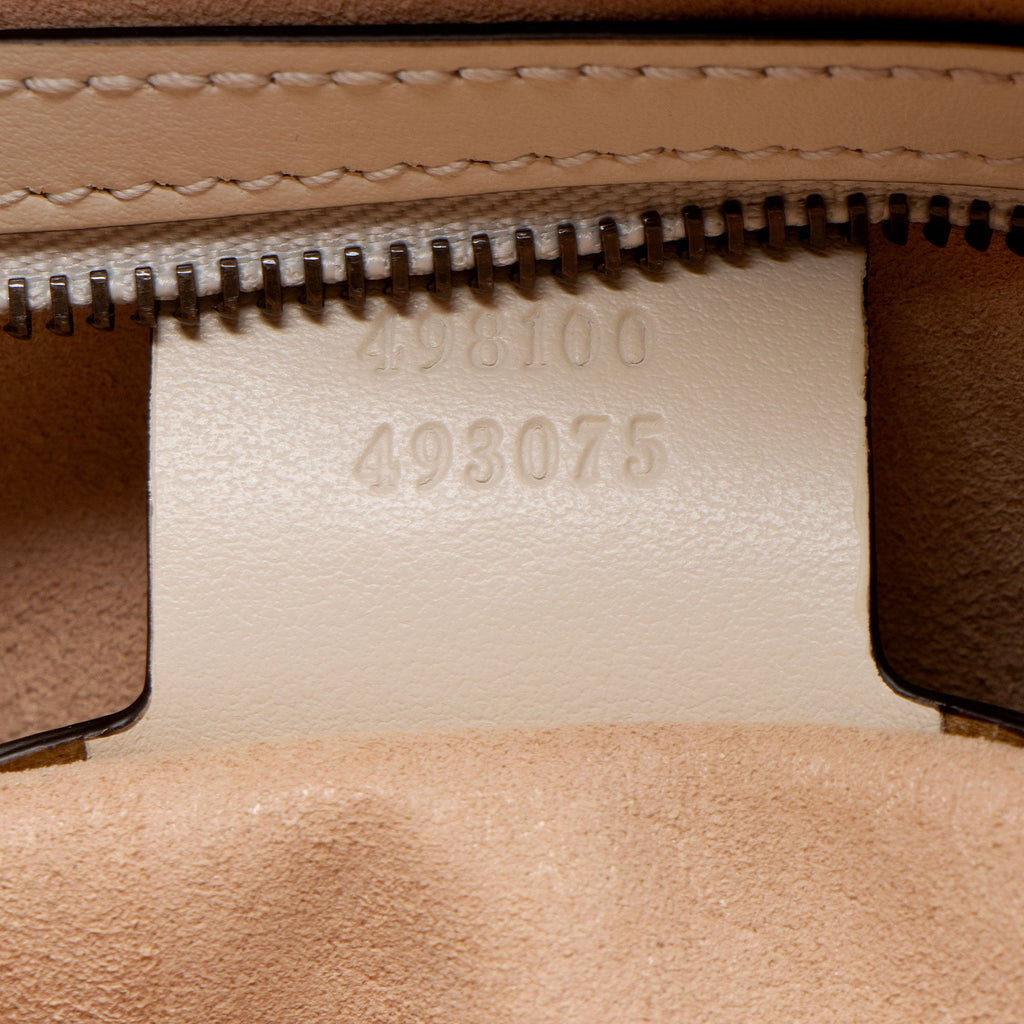 Gucci Matelasse Leather GG Marmont Zip Around Top Handle