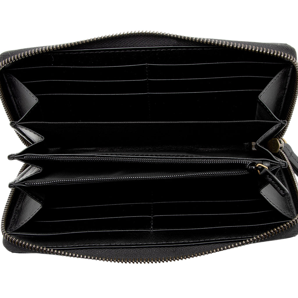 Gucci Matelasse Leather GG Marmont Zip Wallet (SHF-svROoG)