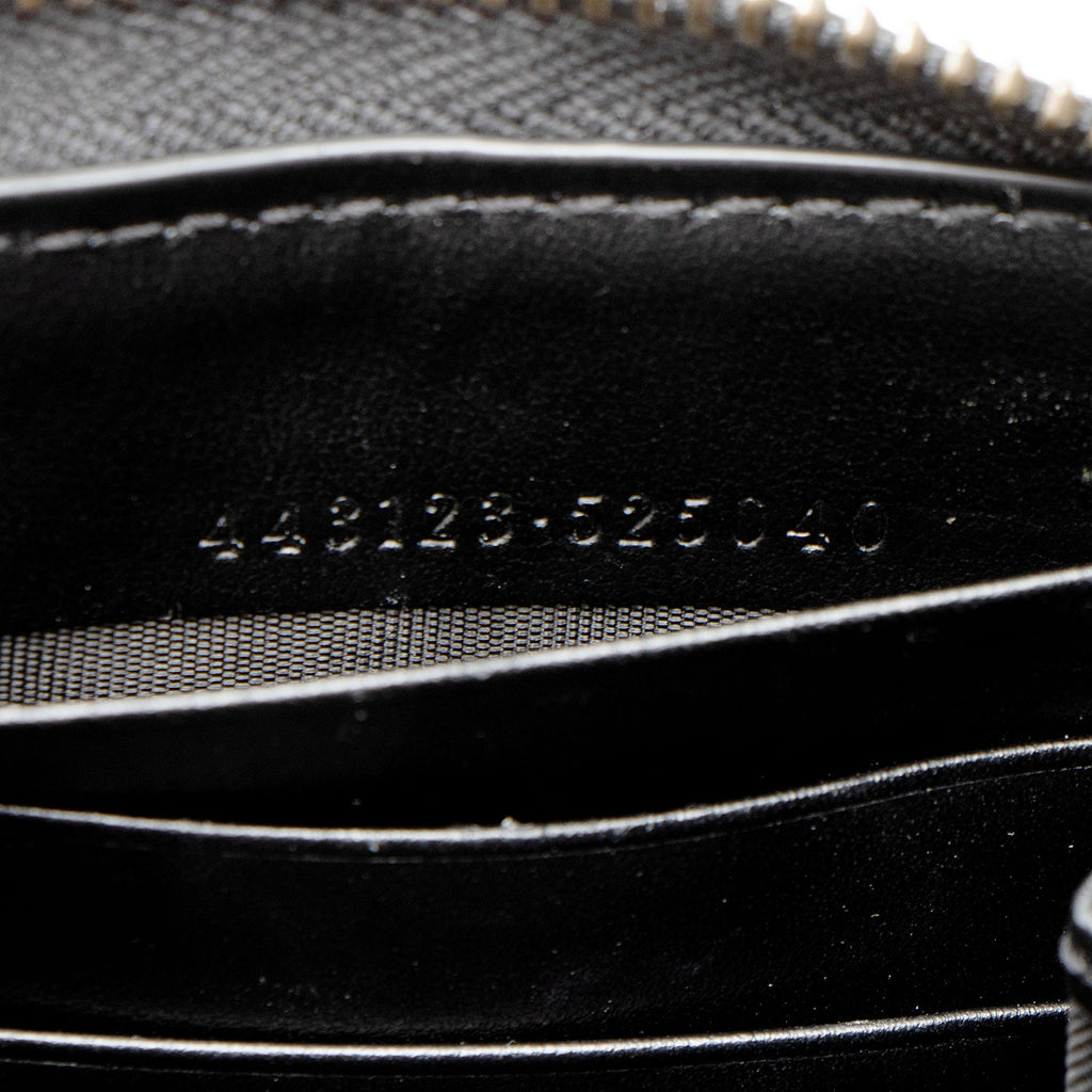 Gucci Matelasse Leather GG Marmont Zip Wallet