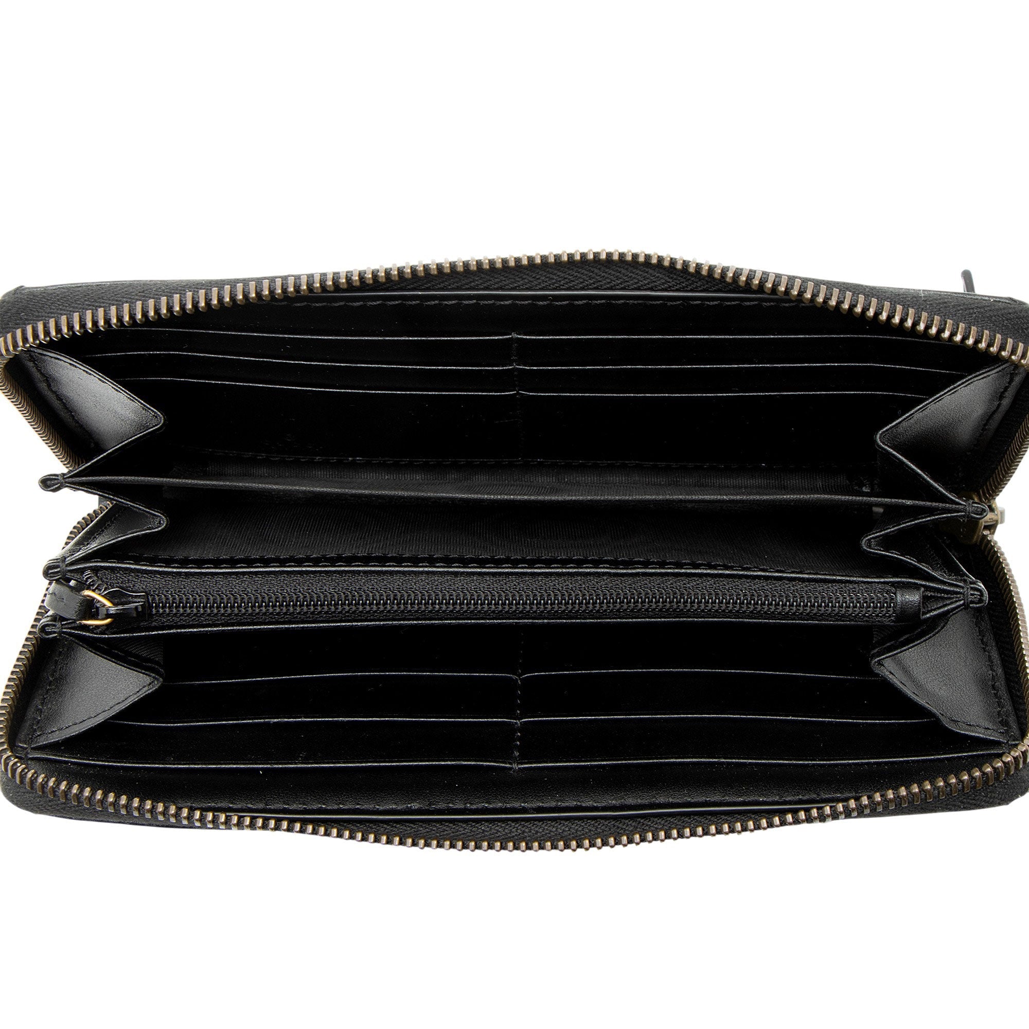 Gucci Matelasse Leather GG Marmont Zip Wallet