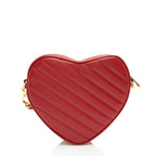 Gucci Matelasse Leather Interlocking G Heart Mini Shoulder Bag